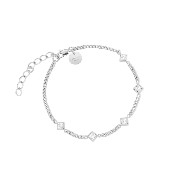 Rosefield Jewellery - Crystal Bracelet Silver