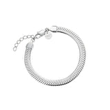 Rosefield Jewellery - Large Snake Bracelet Silver