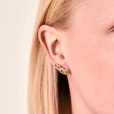Rosefield Jewellery - Molten Brown Pebble Earrings
