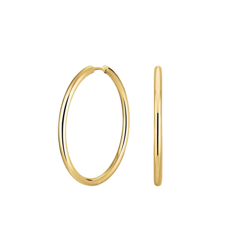 Rosefield Jewellery - Fine Big Hoops Gold