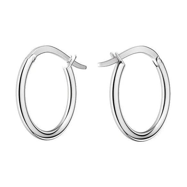 Rosefield Jewellery - Large Hoops Silver