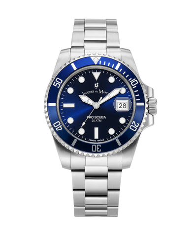 Jacques Du Manoir - Pro Scuba 42 Navy & Silver