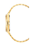 Jacques Du Manoir - Horizon Gents 41mm Three-hands Date Gold-tone Black dial Stainless steel Swiss Watch
