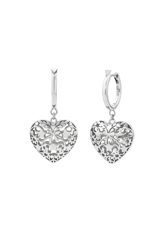 Karen Walker - Heart Thrills Hoop Earrings