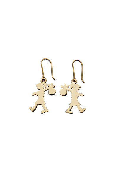 Karen Walker - Runaway Girl Earrings Gold Plated