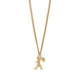 Karen Walker - Mini Runaway Girl Necklace 9ct Yellow Gold
