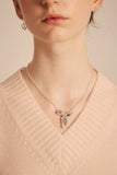 Karen Walker - Bow Necklace With 5.5mm Fresh Water Pearl 45cm