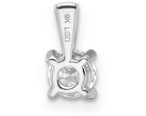 Brent Weatherall Jeweller - 9ct White Gold Lab Grown Round Brilliant Cut 4X Claw Set Pendant 0.75ct F VS