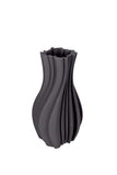 Louella Grey 3D Printed Ceramic Vase – Sculptural Minimalist Vases