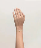Stolen Girlfriends Club - Love Claw Bracelet Pink Opal Gold Plate