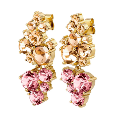 Dyrberg Kern - Marigold Gold Earrings Rose