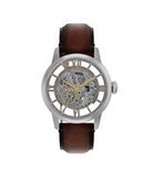 Fossil - Townsman Automatic Brown Leather Watch