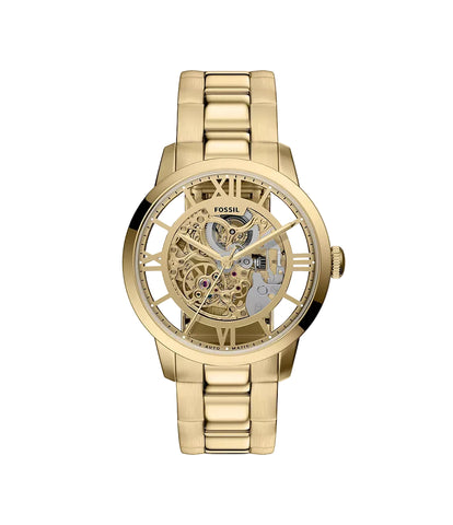 Fossil - Townsman Automatic Gold-Tone Stainless Steel Watch