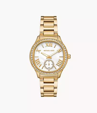 Michael Kors - Sage Three-Hand Gold-Tone Watch