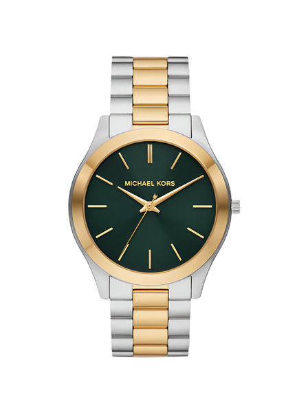 Michael Kors - Oversized Slim Runway Two-Tone Watch