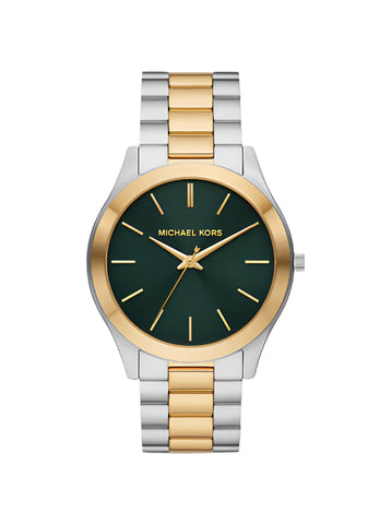 Michael Kors - Oversized Slim Runway Two-Tone Watch