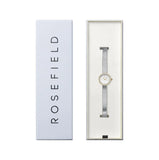 Rosefield - Mini Small Edit Crystal White Dial Stainless Steel Watch