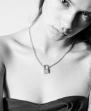 Meadowlark - 9ct Yellow Gold Medium Lock Necklace