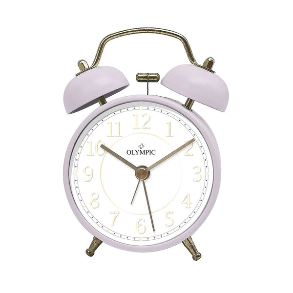 Olympic - Twin Bells Alarm Clock Purple