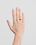 Meadowlark - Petite Protea Ring Onyx Sterling Silver
