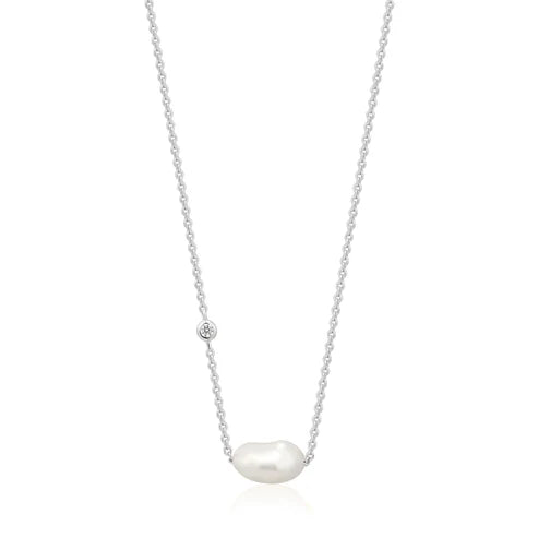 Ania Haie - Pearl Necklace Sterling Silver