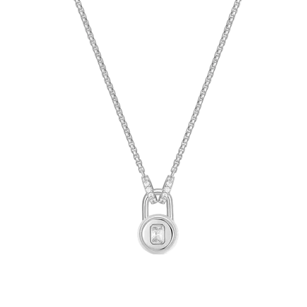 Ania Haie - Trailblazer Linked Locket Necklace Silver