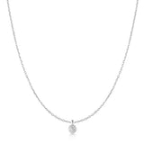 Ania Haie - Luna Bezel Set Solitaire Necklace Sterling Silver