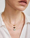 Ania Haie - Wanderer Tiger's Eye Necklace Gold Plate
