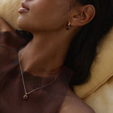 Najo - Solace 2-Tone Garnet Necklace