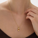Najo - The Horizon Necklace Garnet