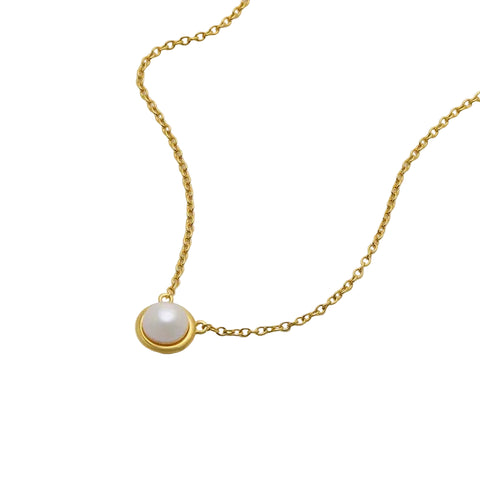Najo - Moonbeam Necklace Gold Plate