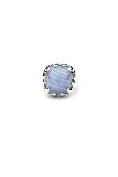 Stolen Girlfriends Club - Claw Ring Blue Agate