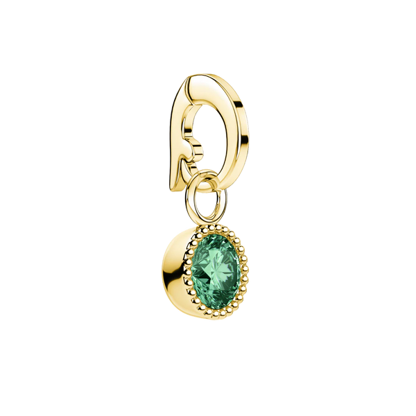 Rosefield Jewellery - May Birthstone Charm Gold