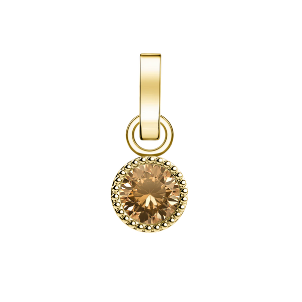 Rosefield - November Birthstone Charm Gold