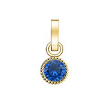 Rosefield - September Birthstone Charm Gold