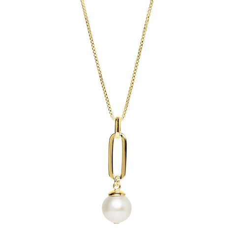 Najo - The Enchantress Pearl Necklace Gold Plated