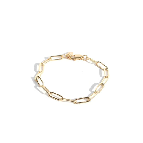 Queen Of The Foxes - Paperclip Bracelet Gold