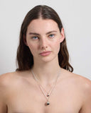 Meadowlark - Protea Charm Necklace Onyx Sterling silver