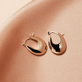 Najo - Cloudland Hoop Earring Rose Gold