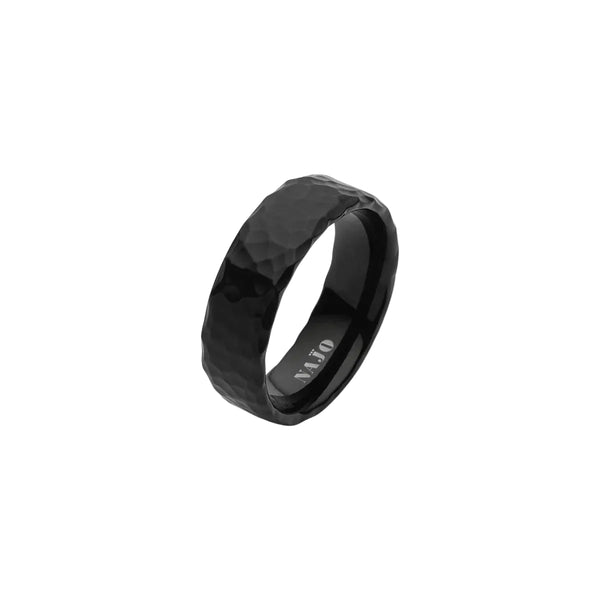 Najo - Minight Mens PVD Coated Ring Steel