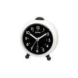 Rhythm - Regular Alarm Clock White & Black