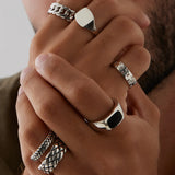 Najo - Bastion Men’s Silver Ring