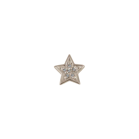 Stow - Shooting Star - LUCK - 9ct Rose Gold CZ