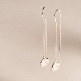 Najo - Double Beat Thread Earring Silver