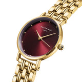 Rosefield - Small Edition Sunray Gold Burgundy