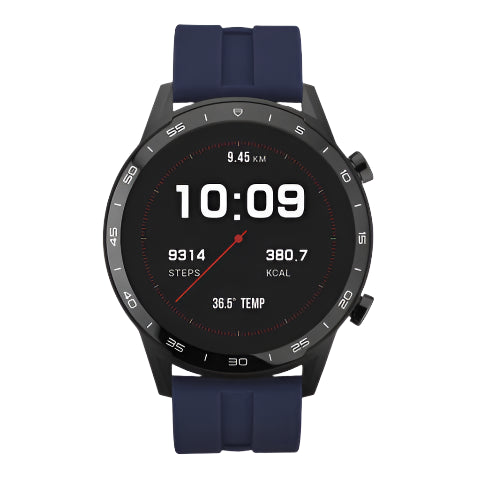 Sekonda - Smart Active & Black Case With Blue Silicone Strap