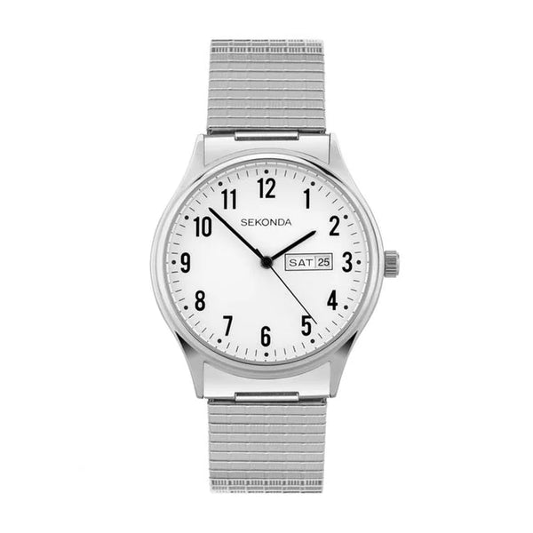 Sekonda - Stainless Steel White Dial Watch