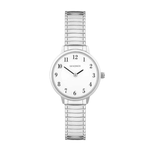 Sekonda - White Dial Stainless Steel Strap