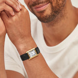 Sekonda - Mens Clement Guilloche Dial Black Leather