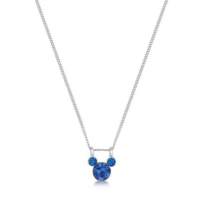 Disney Couture Kingdom - Mickey September Birthstone Necklace